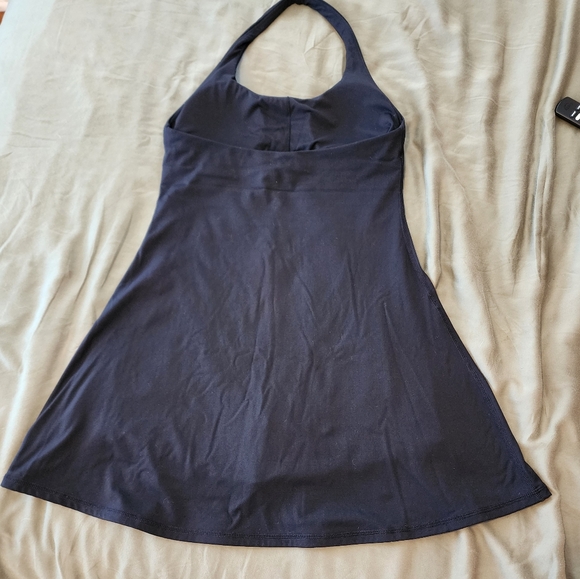 EUC Halara Halter Exercise Dress - Black - Picture 3 of 5